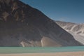 White Sands Lake, the Karakoram Highway, ChinaÃÂ¢Ã¢âÂ¬Ã¢âÂ¢s Xinjiang region. Royalty Free Stock Photo